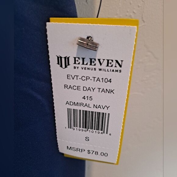 Eleven by Venus Williams Race Day Tank Small New with tags. - Picture 5 of 7